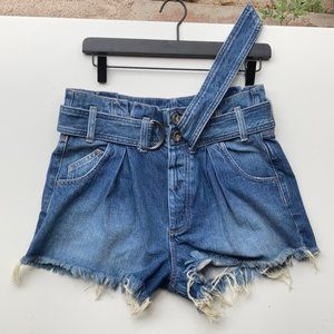 NEW 🔥We The Free utility belt high waist bohemian shorts Small 🥰